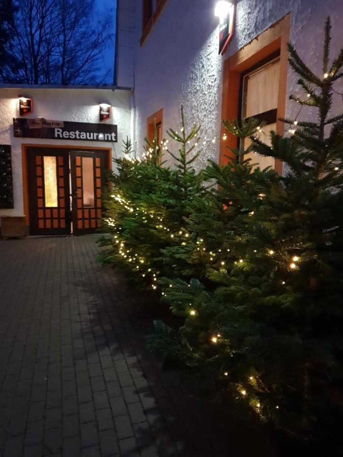 Pension Und Restaurant Die Burg Ehrenfriedersdorf المظهر الخارجي الصورة